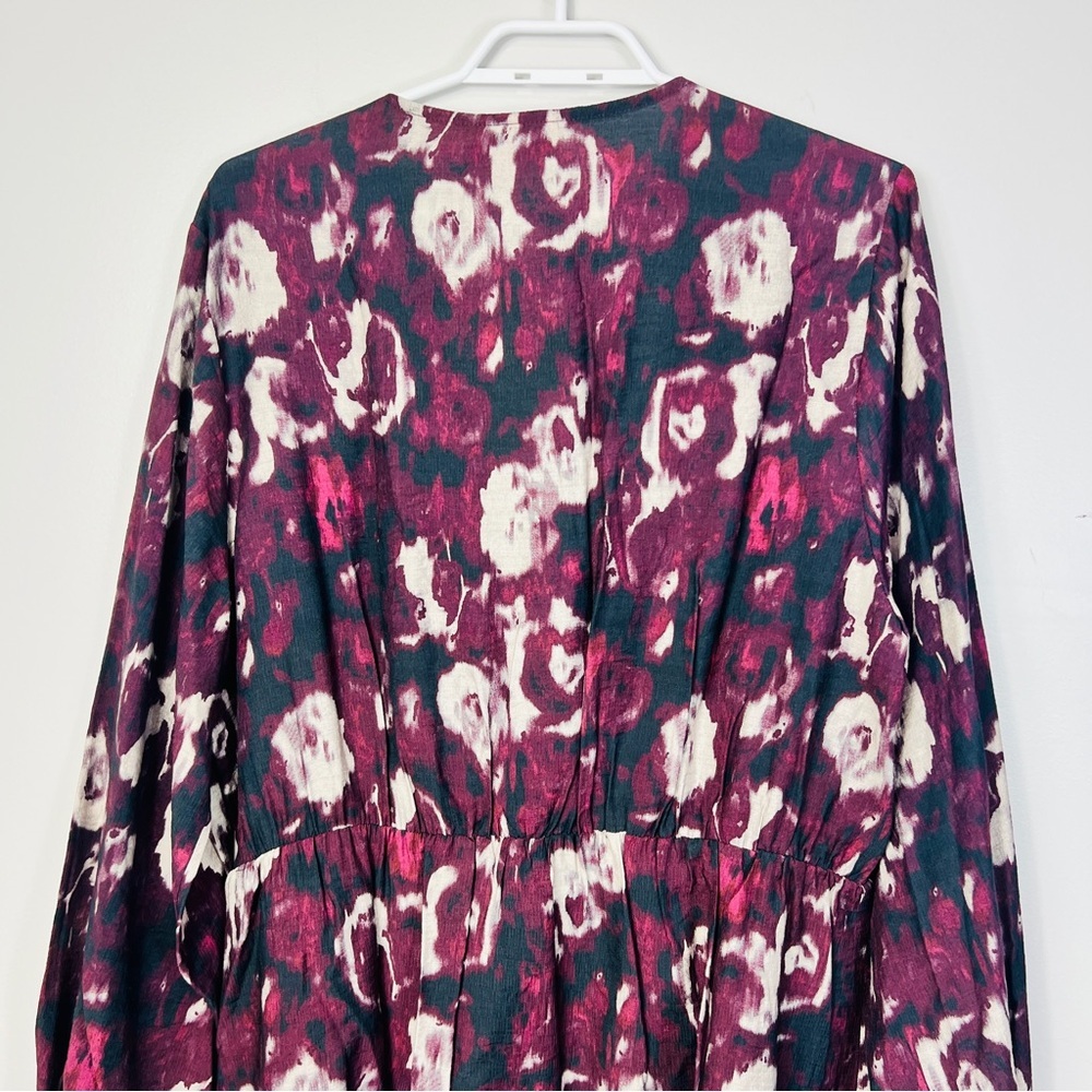 NWT Simple Wish Plum Wrap Tunic mini Dress women size EU 46 Xl/ XXL - Picture 13 of 13